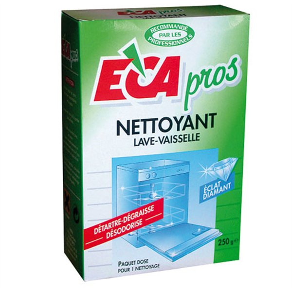 ECA PROS - Nettoyant dégraissant pour lave-vaisselle 250 g