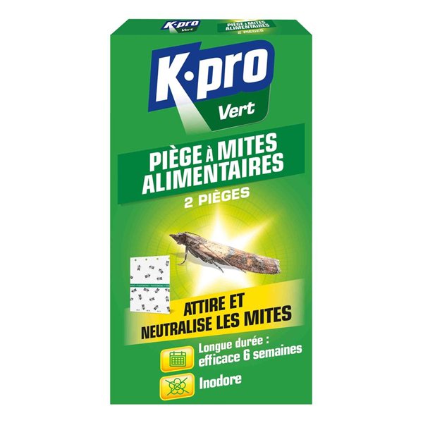 KPRO - Mites alimentaires 100% naturel piège x2 Kapo Vert