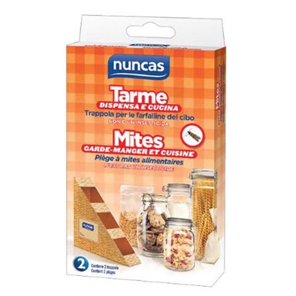 NUNCAS - Pièges à Mites Alimentaires Lot de 2 Pièges