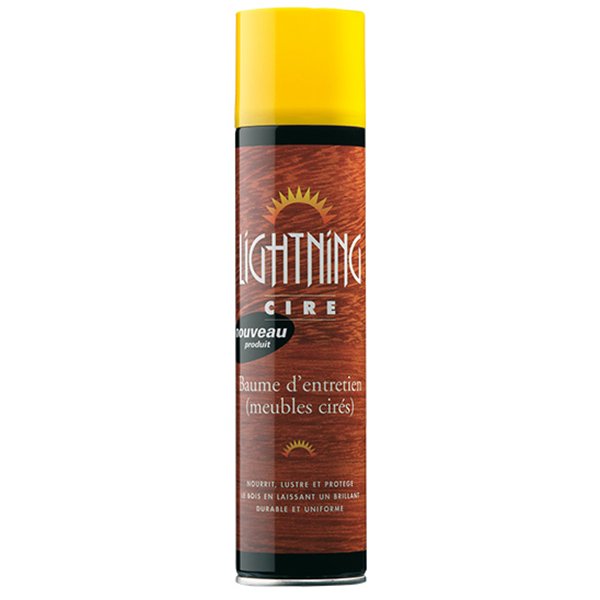 LIGHTNING - Cire D'entretien Encaustique Meuble et Bois 400ml