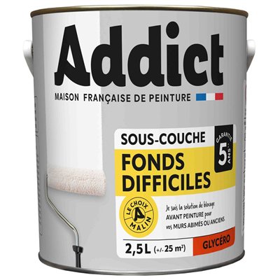 ADDICT - Sous Couche Universelle Fonds Difficiles Glycéro 2.5L