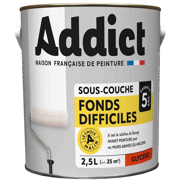 ADDICT - Sous Couche Universelle Fonds Difficiles Glycéro 2.5L