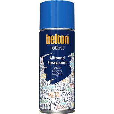 BELTON - Peinture de Finition Brillante Robust Aérosol 400ml bleu ciel