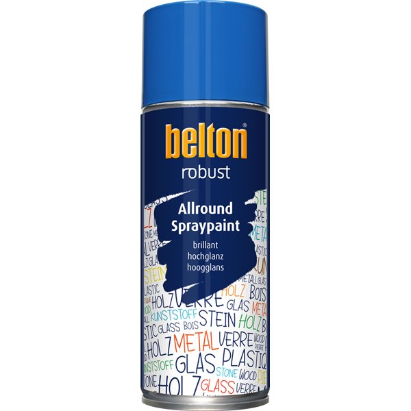 BELTON - Peinture de Finition Brillante Robust Aérosol 400ml bleu ciel