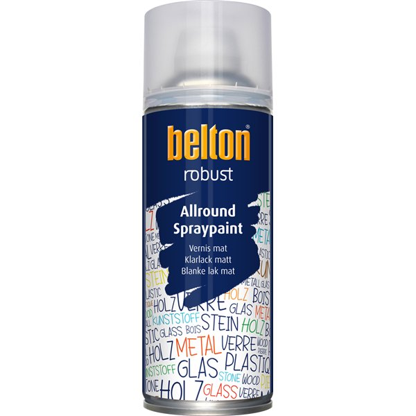 BELTON - Vernis de Finition Mat Robust Aérosol 400ml