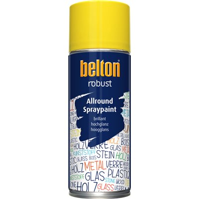 BELTON - Peinture de Finition Brillante Robust Aérosol 400ml jaune printemps