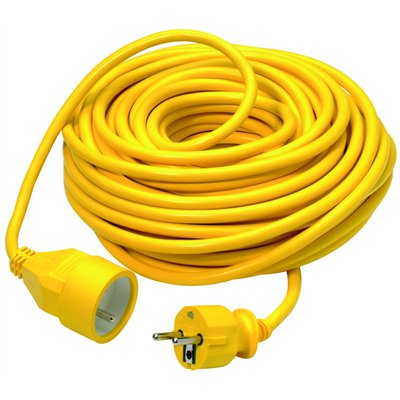 PROFILE - Rallonge Electrique 3G 1.5mm² PVC 20m Jaune