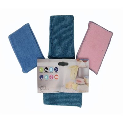 TISSAGES DE BEAULIEU - Eponge biface microfibre bicouleur