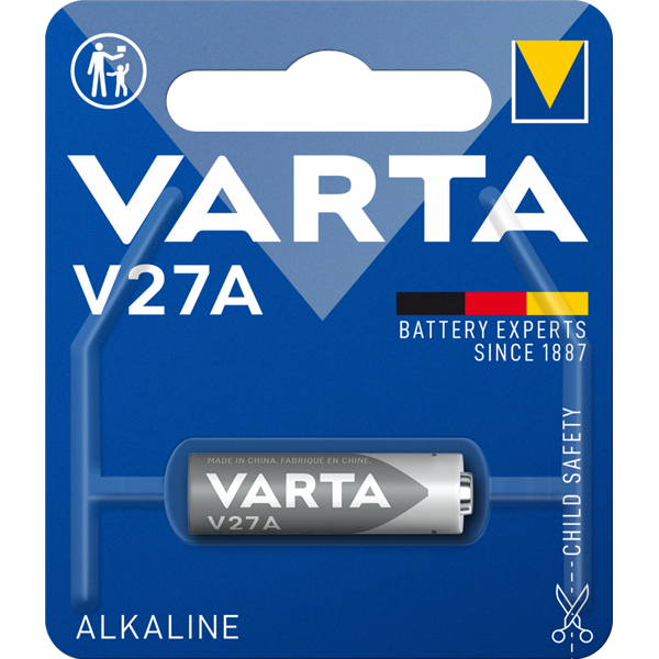 VARTA - Pile électronique alcaline V27A 12V blister de 1