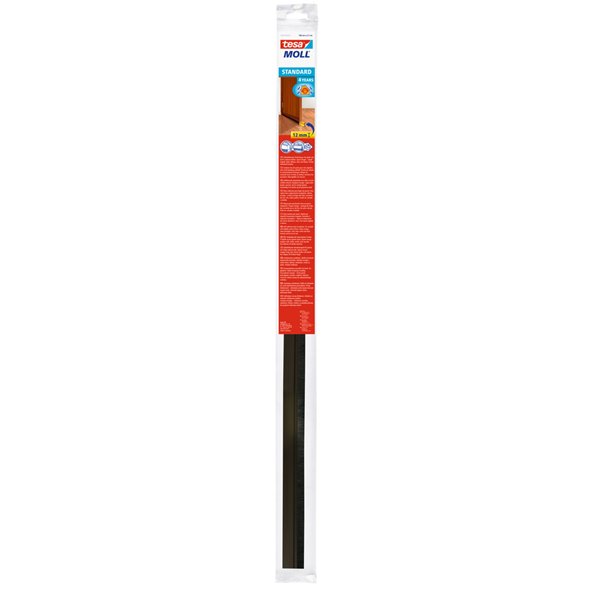 TESA - Bas de porte adhésif plastique 1x37mm brun