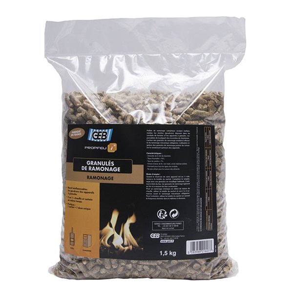 GEB - Granules de ramonage étui 1.5kg