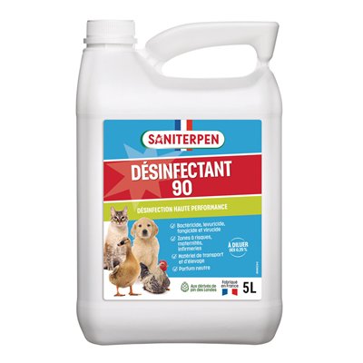 SANITERPEN - Saniterpen désinfectant 90 5l 4542