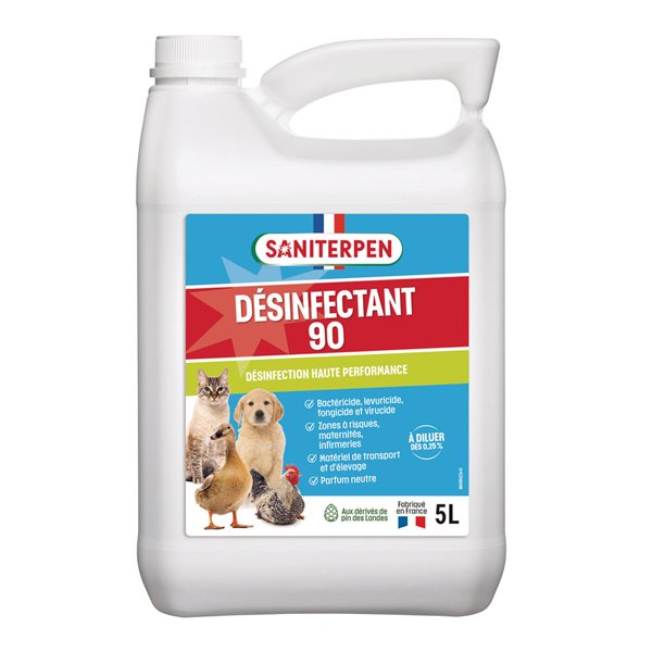 SANITERPEN - Saniterpen désinfectant 90 5l 4542