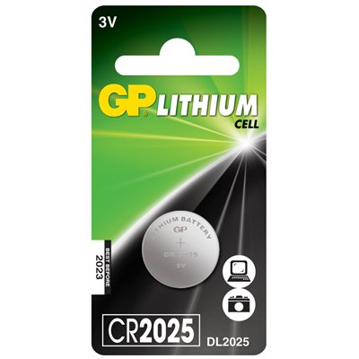 GP - GP Pile Bouton Lithium Blister de 1