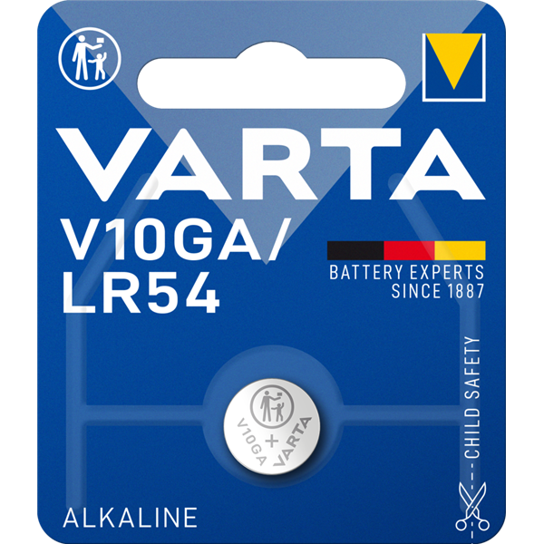 VARTA - Pile électronique alcaline LR54 V10GA blister de 1