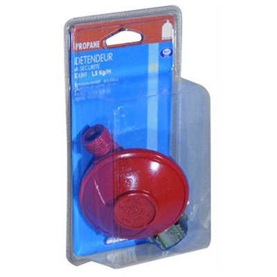 ADDAX - Détendeur Propane Sécurité Sans Tétine 37mbar-1.5kg/h en Blister