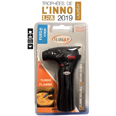 FLAM UP - Allumeur Électronique Fuego Cook Rechargeable Sous Blister