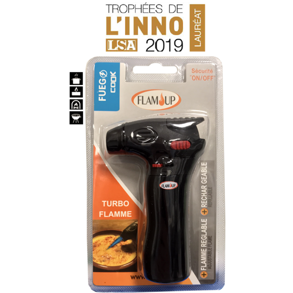 FLAM UP - Allumeur Électronique Fuego Cook Rechargeable Sous Blister