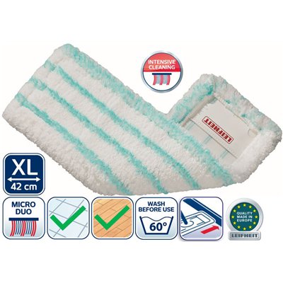 LEIFHEIT - Housse de rechange - PROFI MICRO DUO PLIEE pour balai 55048