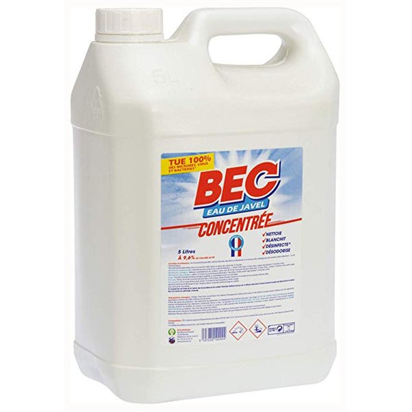 BEC - Hypochlorite soude javel 36deg 5l