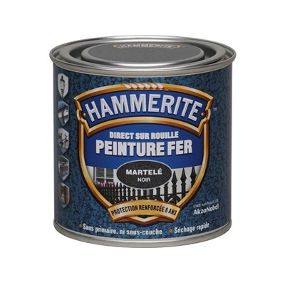 HAMMERITE - Hammerite fer martelé 0.25l noir