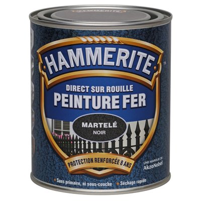HAMMERITE - Hammerite fer martelé 0.75l noir 070710