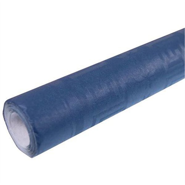 PUBLI EMBAL - Nappe Damassée Bleue 6mx1,20m