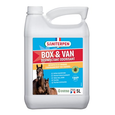 SANITERPEN - Saniterpen désinfectant odorisant box & van 5L