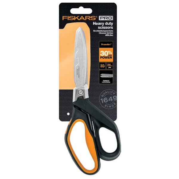 FISKARS - Ciseaux PowerArc Tâches Difficiles 26cm sur Carte