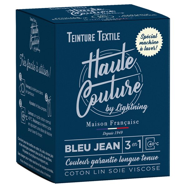 HAUTE COUTURE - Teinture Textile Haute Couture 350g Bleu Jean