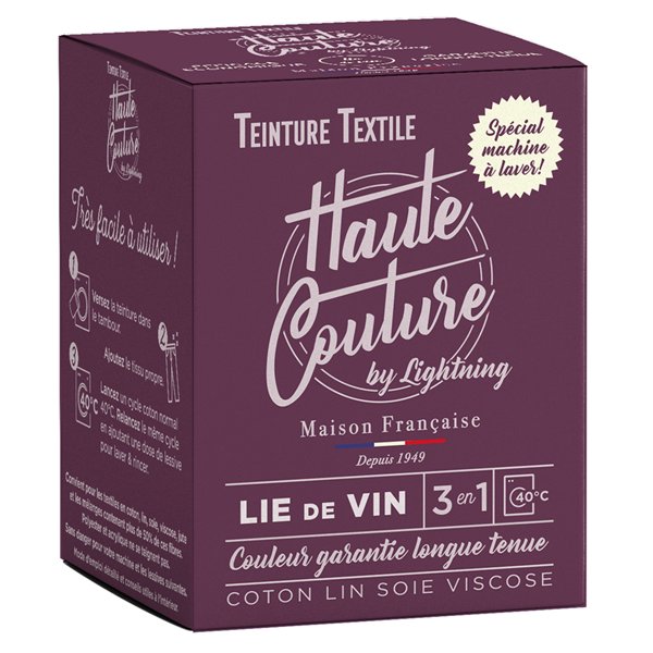 HAUTE COUTURE - Teinture Textile Haute Couture 350g Lie de vin