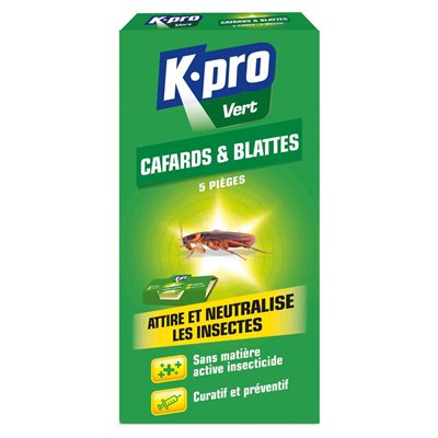 KPRO - Pièges à cafards - Lot de 5