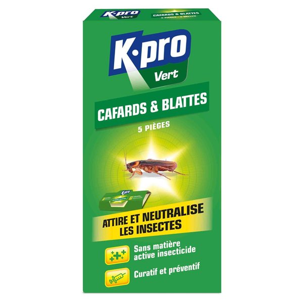 KPRO - Pièges à cafards - Lot de 5