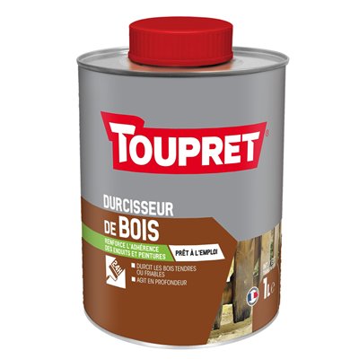 TOUPRET - Durcisseur de bois intérieur extérieur liquide 1l