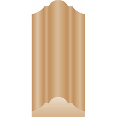 SKYLAB - Moulure de Décoration Brute P13 18x7mm 2.20m