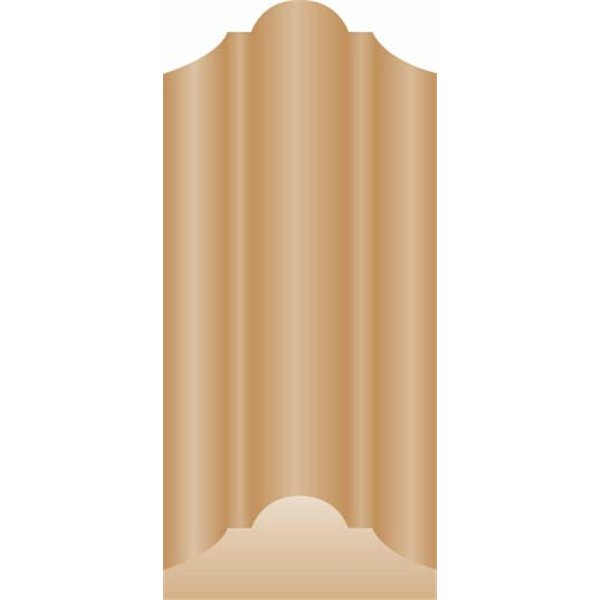 SKYLAB - Moulure de Décoration Brute P13 18x7mm 2.20m