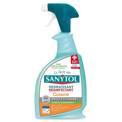 SANYTOL - Désinfectant Dégraissant Cuisine 750ml