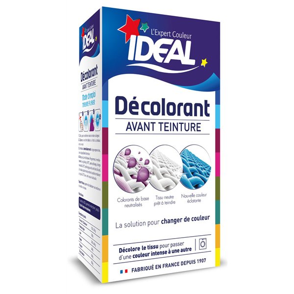 IDEAL - Décolorant tissus avant teinture spécial lave-linge - 330 g