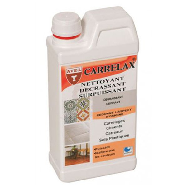 AVEL - Nettoyant Décrassant Carrelax Bidon 1L