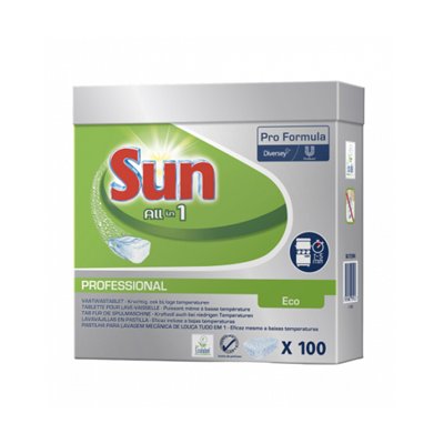 SUN PROFESSIONNAL - Sun Professionnel Tout en 1 Eco Tablettes Lave-Vaisselle Boite de 100