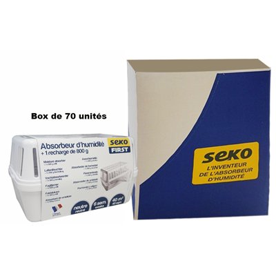 SEKOFIRST - Absorbeur d'Humidité + 1 Recharge 800g
