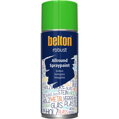 BELTON - Peinture de Finition Brillante Robust Aérosol 400ml vert pomme