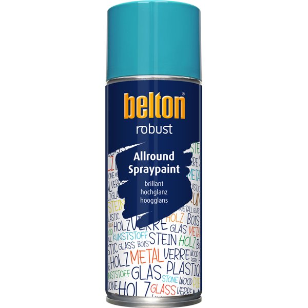 BELTON - Peinture de Finition Brillante Robust Aérosol 400ml bleu bermudes