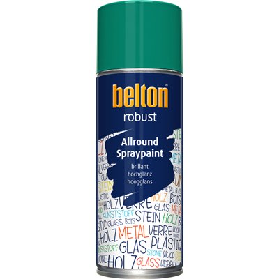 BELTON - Peinture de Finition Brillante Robust Aérosol 400ml vert Caraïbes