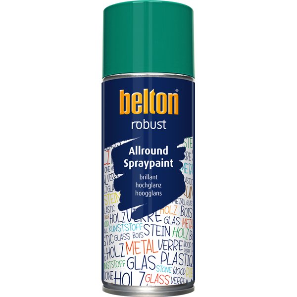 BELTON - Peinture de Finition Brillante Robust Aérosol 400ml vert Caraïbes