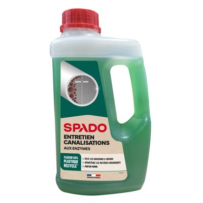 SPADO - Bio nettoyant siphon canalisation 1L