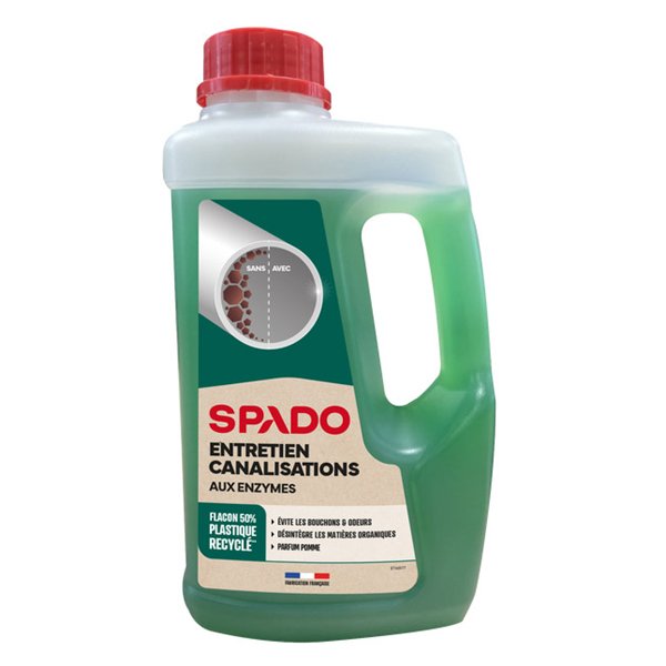 SPADO - Bio nettoyant siphon canalisation 1L
