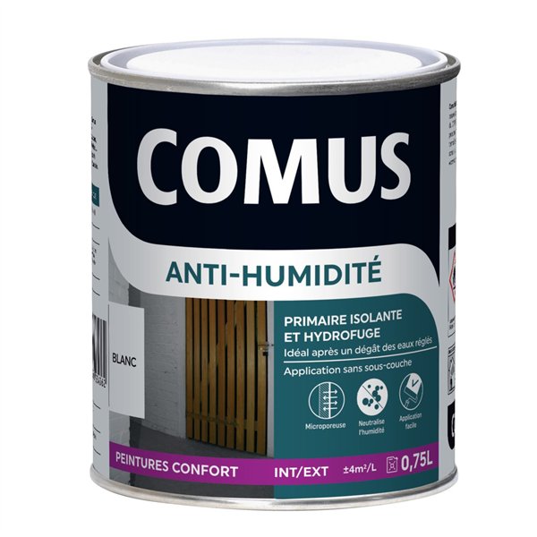 COMUS - Comus Anti-Humidité Blanc 0.75L