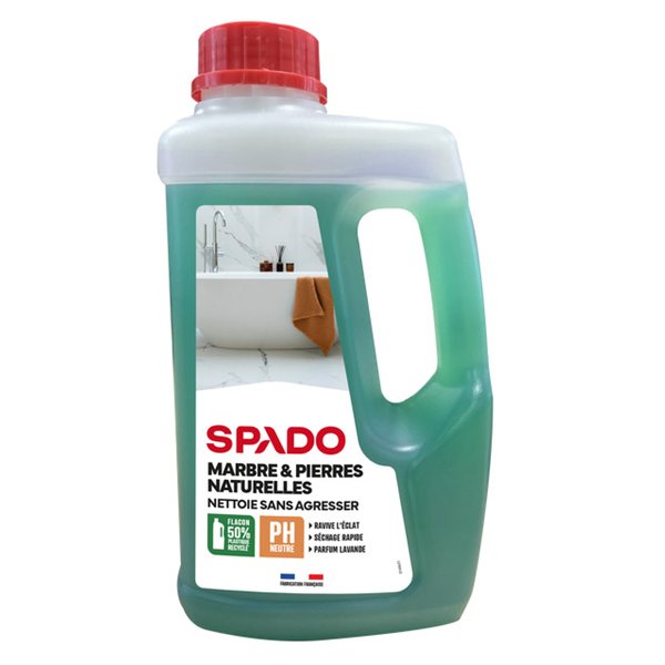 SPADO - Nettoyant marbre sols brillants 1L