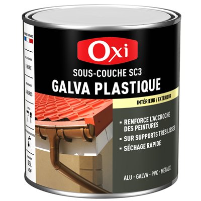 OXI - Sous couche galva/plastique 500ml blanc